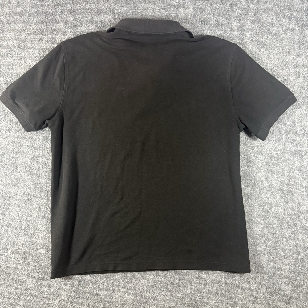 Tommy Hilfiger Mens Regular Fit Short Sleeve Cotton Polo Shirt Black Sz XXL Logo - Picture 5 of 5